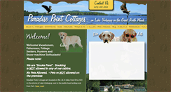 Desktop Screenshot of paradisepointcottages.com